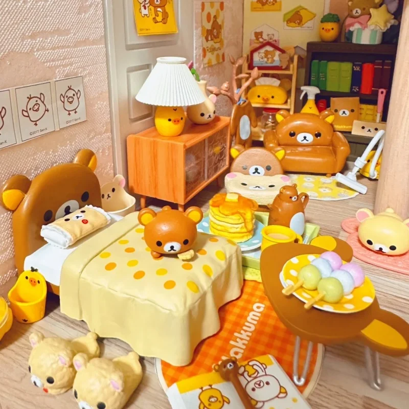 

Genuine Re-Ment Spot In Rilakkuma'S Room Series Blind Box Miniature Scene Simulation Space Mini Model Tide Play Figure Toy Gifts