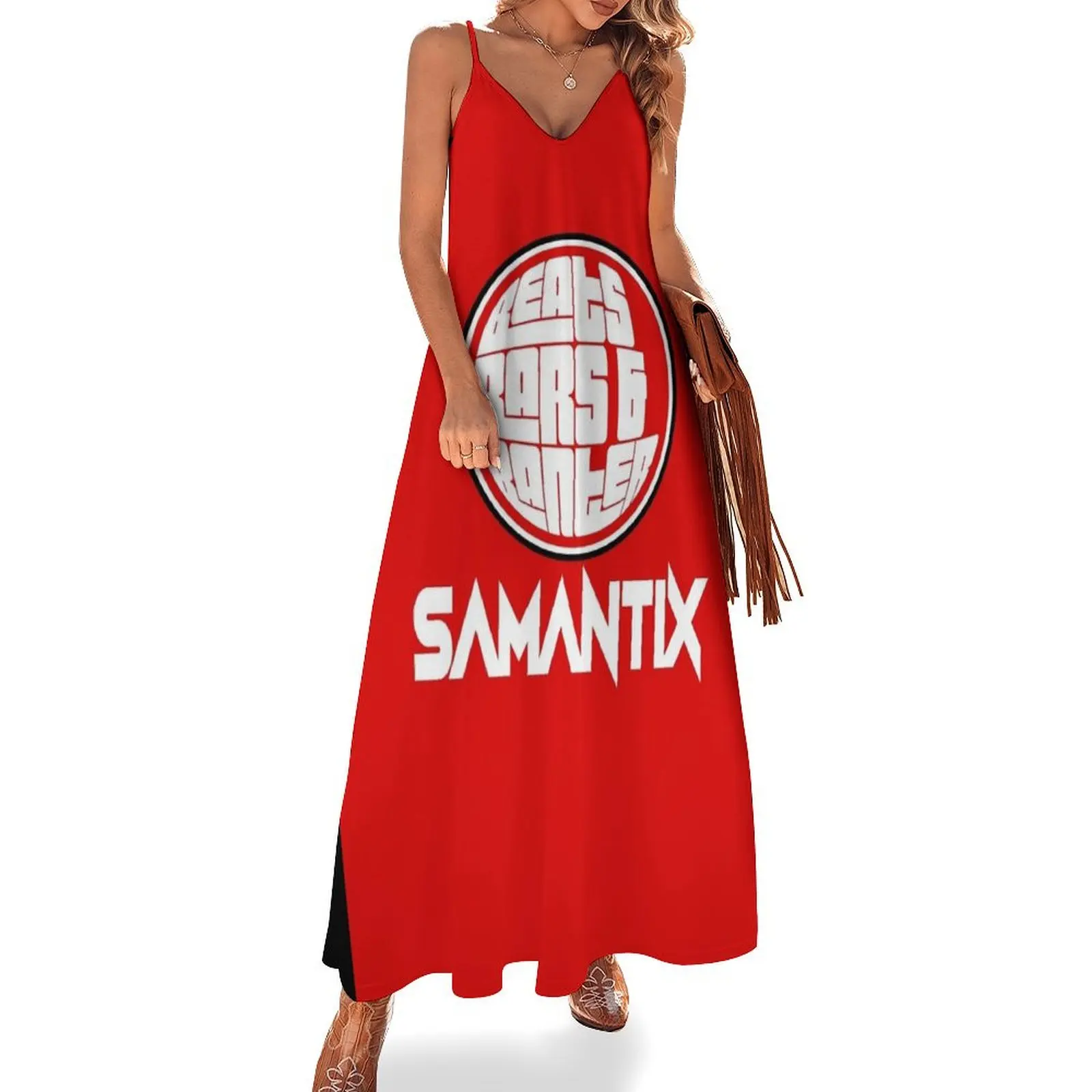 

Beats, Bars & Banter - SAMANTIX Sleeveless Dress women dress Dresses gala Women's summer long dress