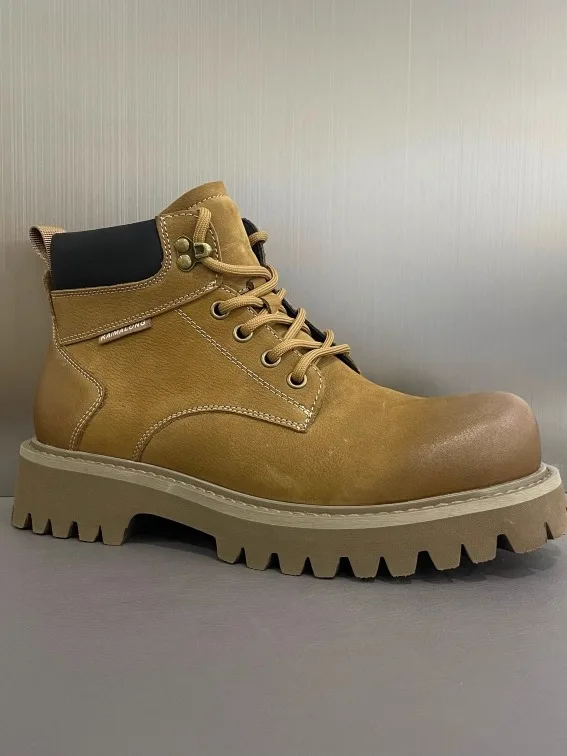 

Высококачественные повседневные кожаные мужские туфли: удобные, модные, универсальные, трендовые, молодежные, с круглым носком, на среднем каблуке, с резиновой подошвой