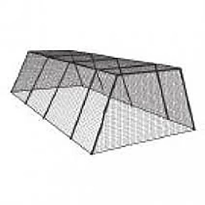 Baseball Batting Cage Golf Net Fully Enclosed Trapezoidal Net Portable