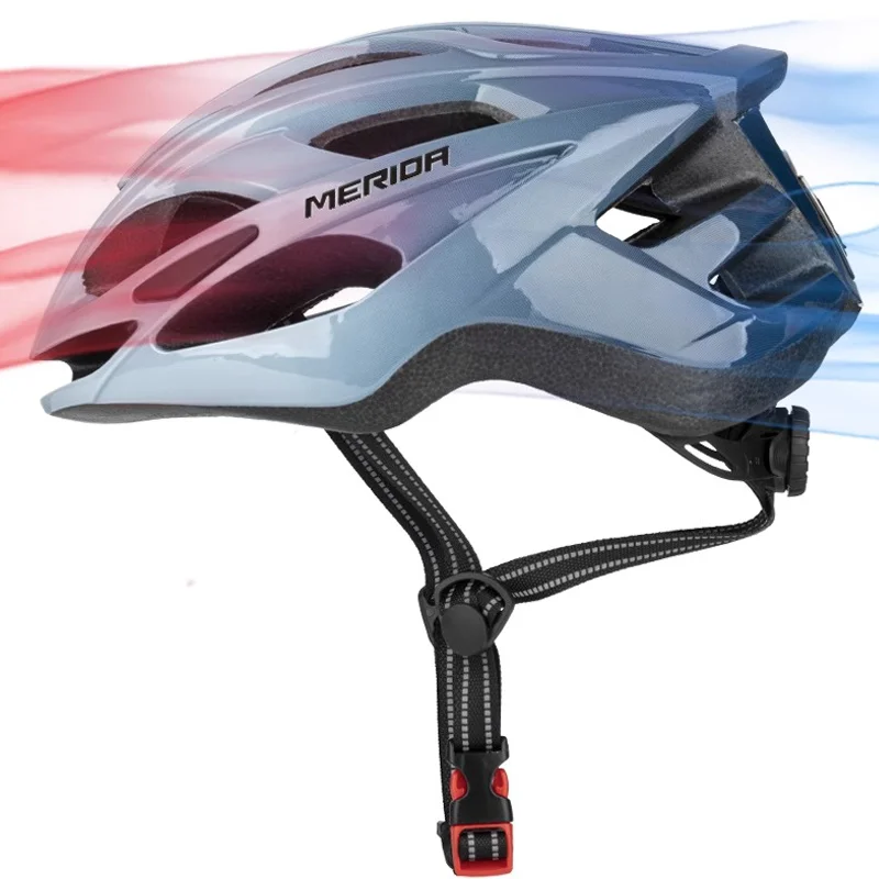 MERIDA-Ultralight Road Bicycle Riding Helmet for Men and Women, Mountain Bike Helmet, Electric Bicycle Equipment, Scooter Caps image 2