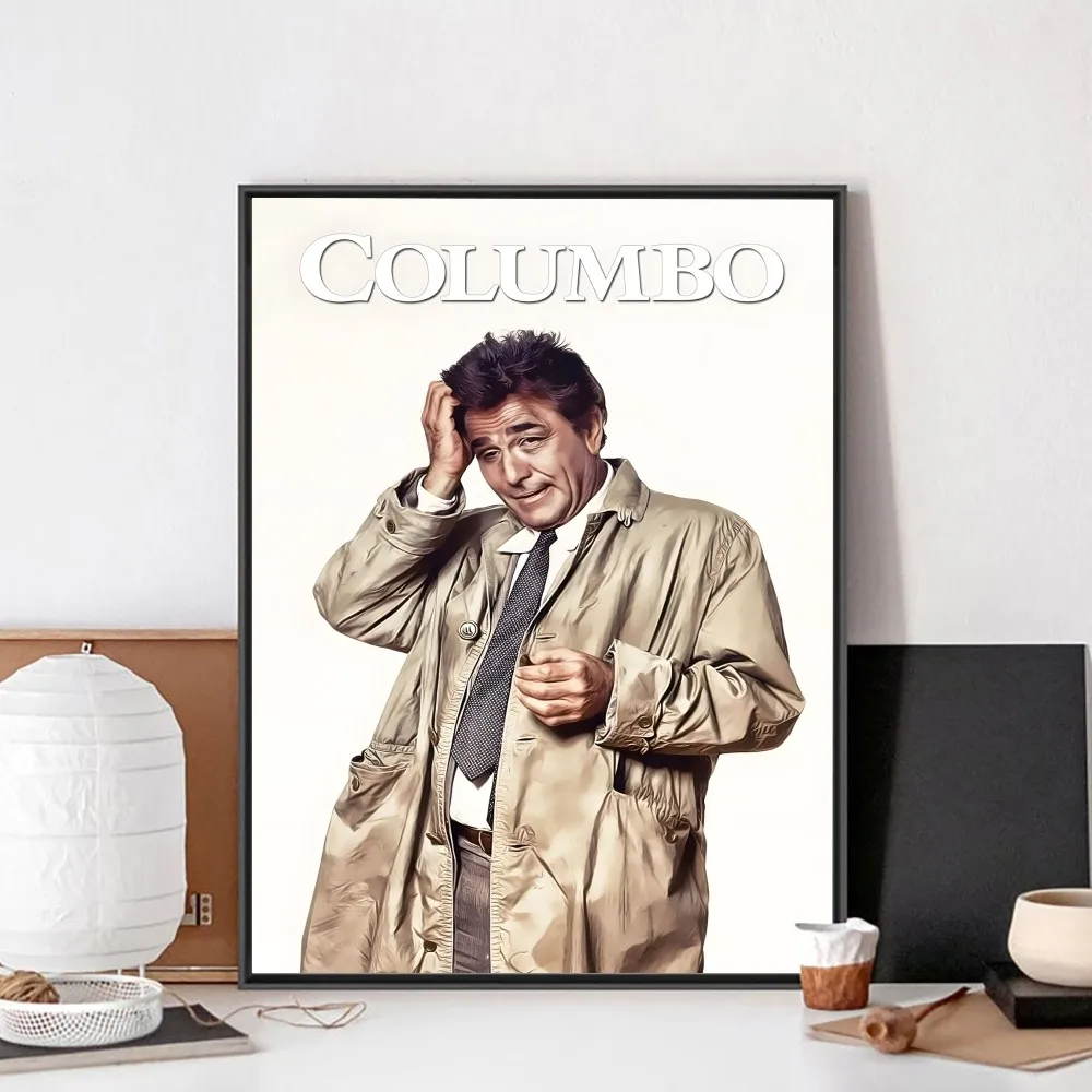 TV Columbo Poster No Framed Poster Kraft Club Bar Paper Vintage Poster Wall Art Painting Bedroom Study Stickers