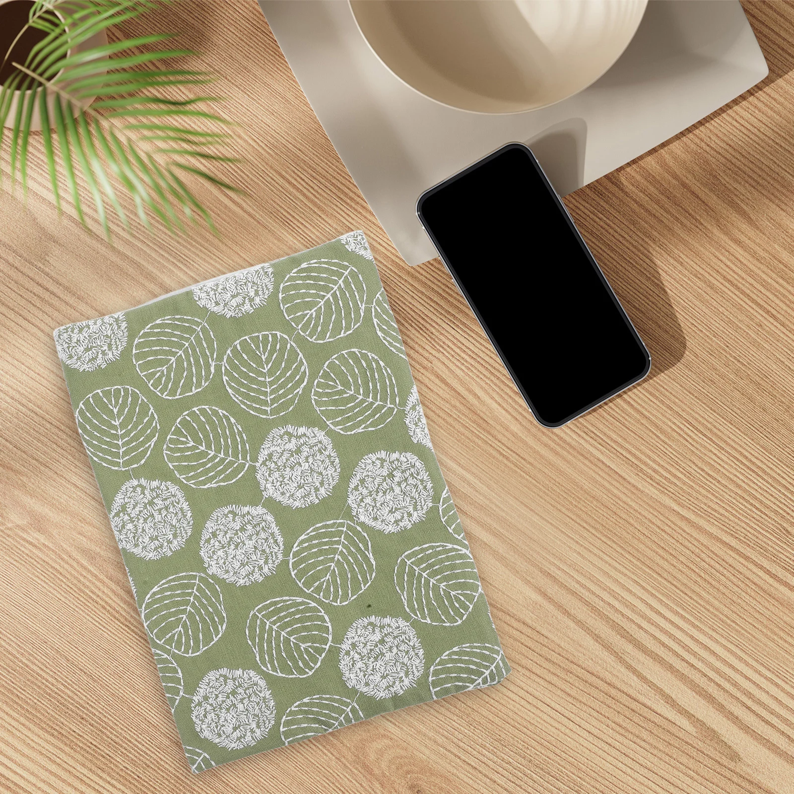 Copertina di libro in tessuto lavabile morbido ed elastico, protezione riutilizzabile per riviste, quaderni, pianificatori A5, copertina di libro