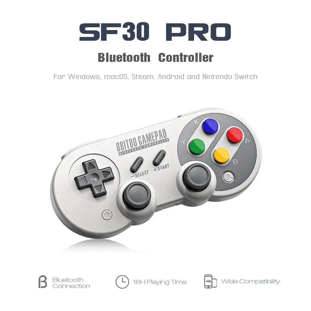 8BitDo SF30 Pro SN30 Pro Spielcontroller Kabelloser Bluetooth-Gamepad-Joystick für Windows Android MacOS Nintendo Switch NS2 Steam – Detail 25