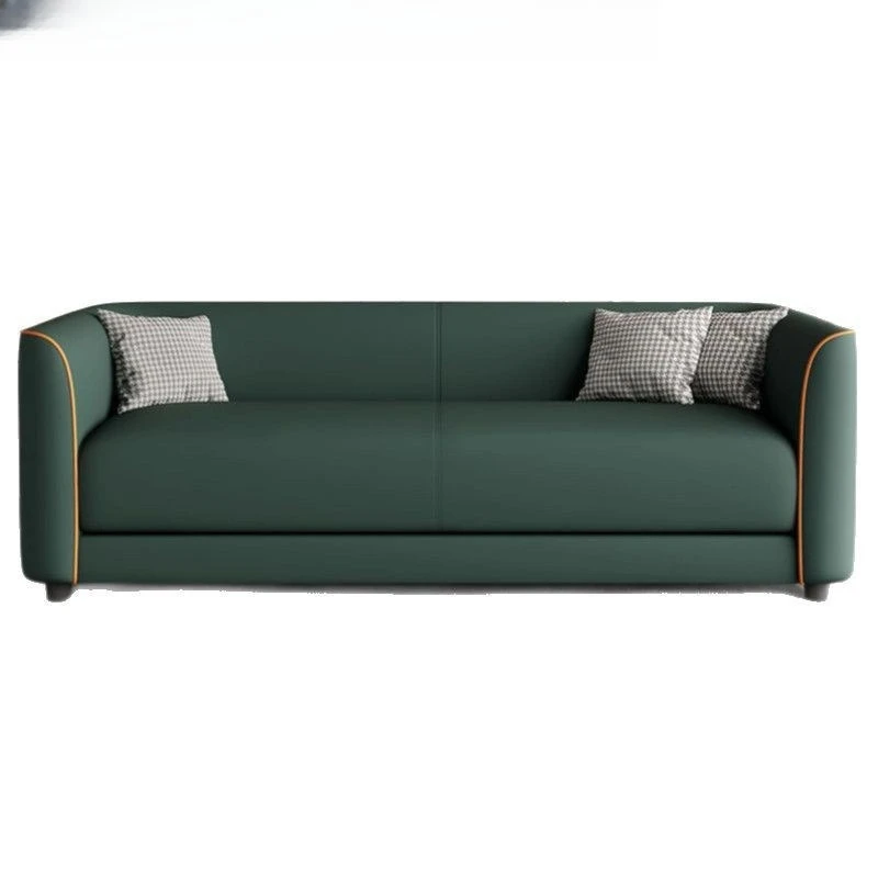 

Cat claw skin is simple, small apartment living room double sofa