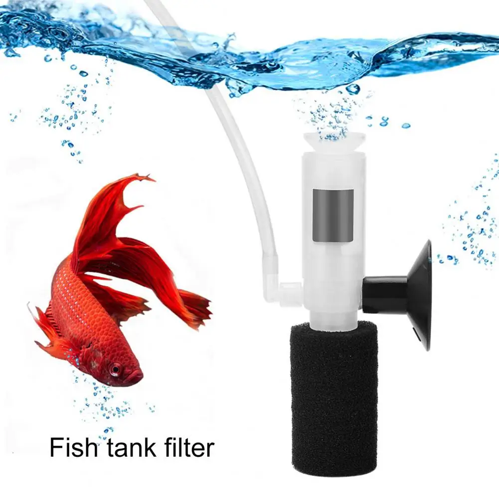 Sponge Filter  Add Oxygen   Fish Tank Purifier Three Layers Filtering Submersible Filter