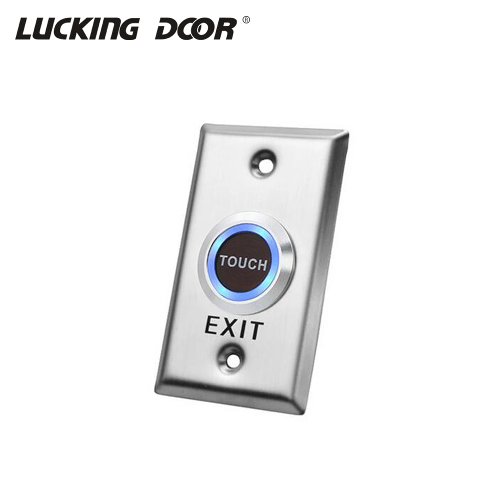 

Stainless Steel Door Bell Switch Touch Panel For Access Control Electric Lock Door Exit Push release Button ST50