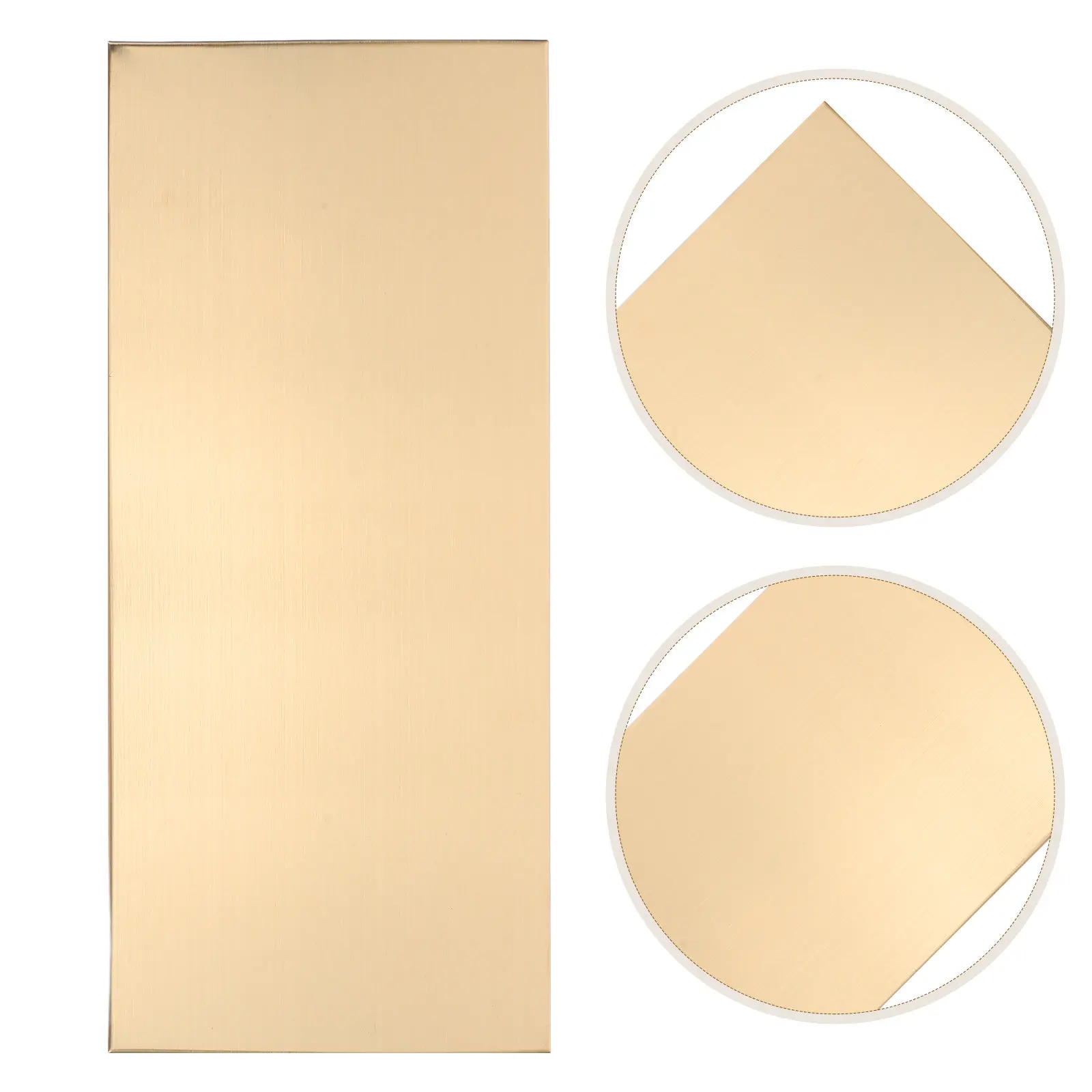 

2Pcs Metal Blank Door Sign Plates Brushed Stainless Steel Adhesive Office Name Plates Wall Door Apartment Hotel School Hospital