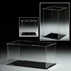 Clear Acrylic Showcase Display Case Stand Dustproof Box for Action Figures,Toys,Minifigures,Collectibles & Models Home Storage