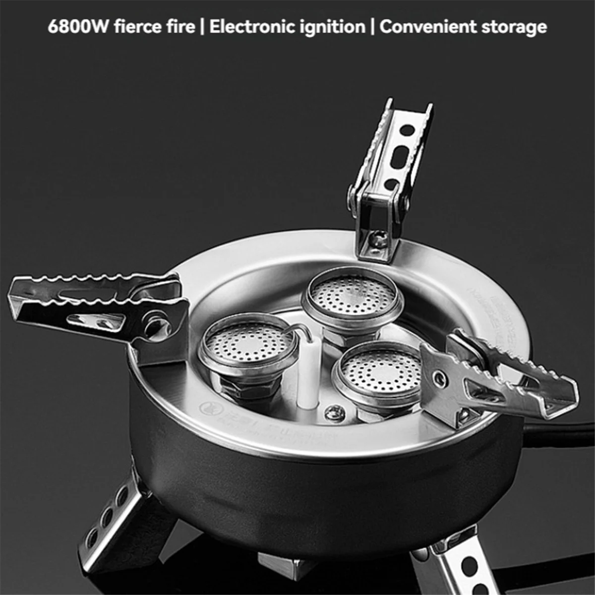 【New User-Coupon!】Single Burner, CB Tank, Camping Gas Stove Burner, Camping, Regulating Stove, One-Piece Cassette Stove