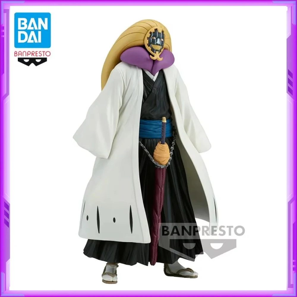 Original BANDAI Banpresto BLEACH SOLID AND SOULS Kurotsuchi Mayuri PVC Anime Figuren Action Figur Modell Spielzeug Weihnachten Geschenke