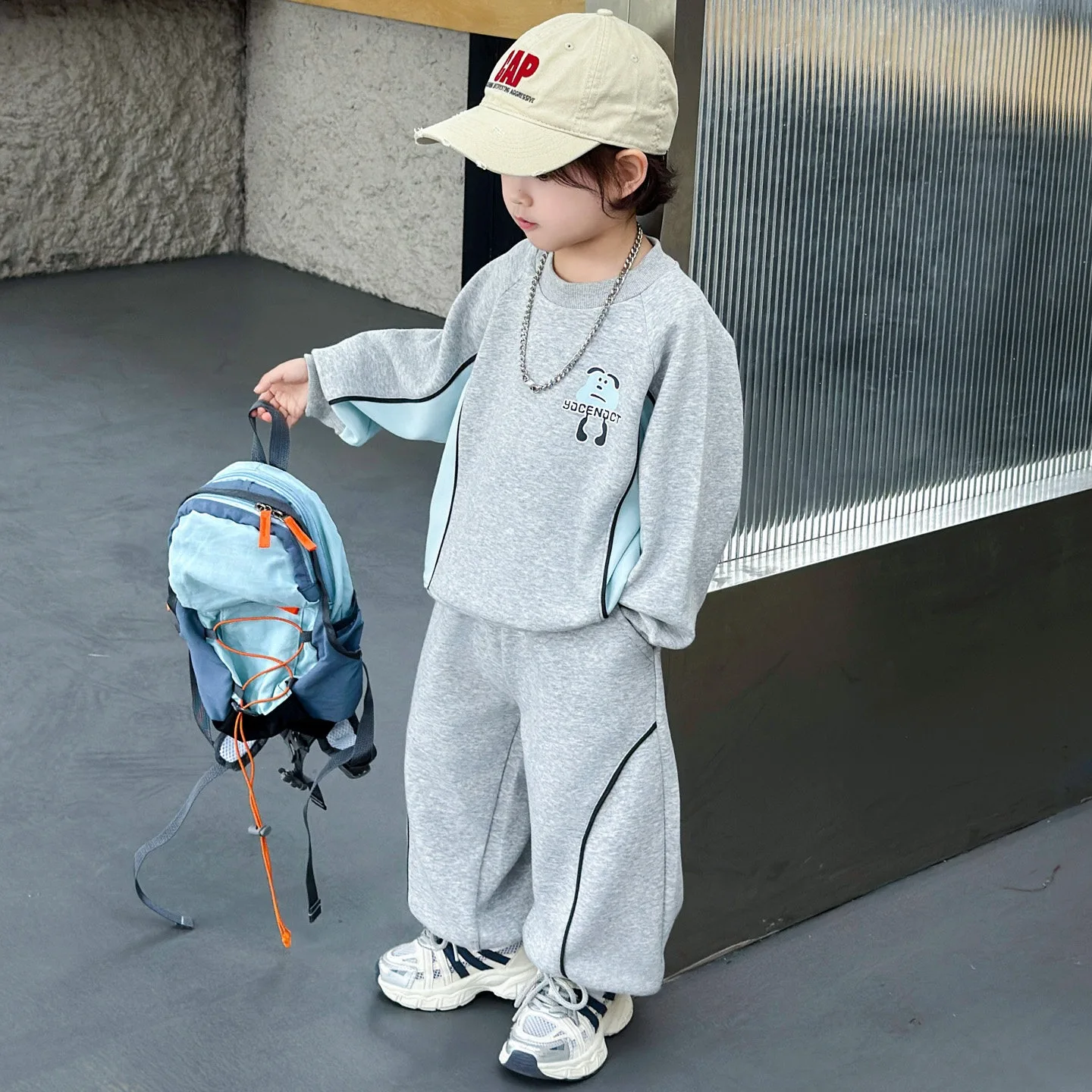 Spring and Autumn Children's Tracksuit Boys Casual Sports Suit Kids Sweatshirt+Pants 2-piece Set 2-10 Years Old Outdoor Jogging