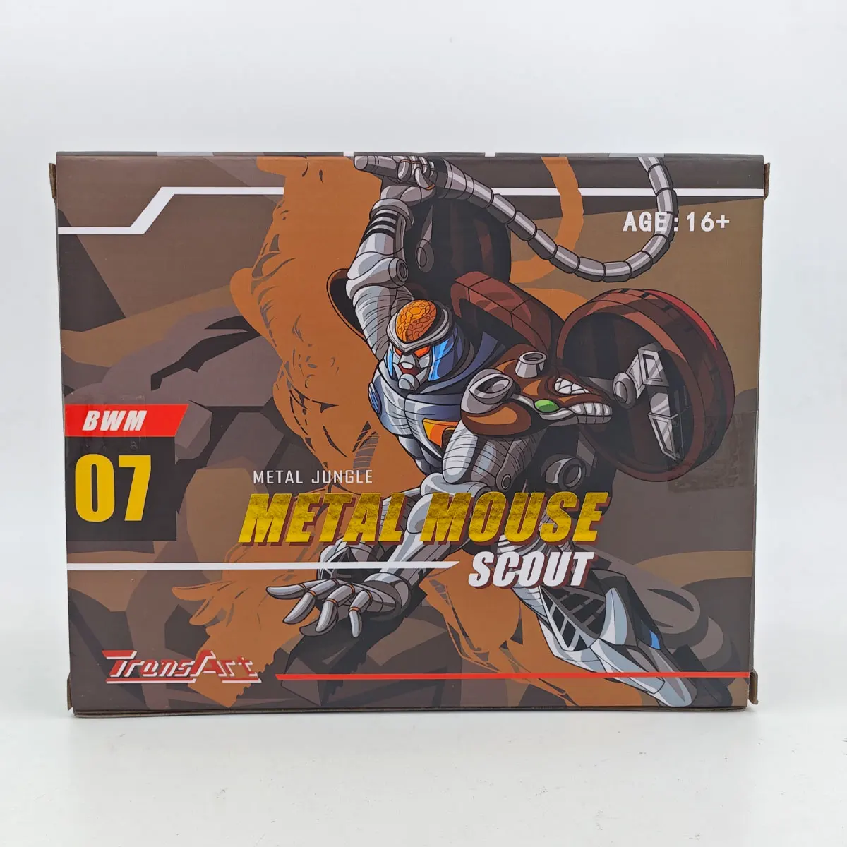 TransArt Toys TA BWM-07 TA METAL Rattrap Beast Wars BW Transformação Figura de ação