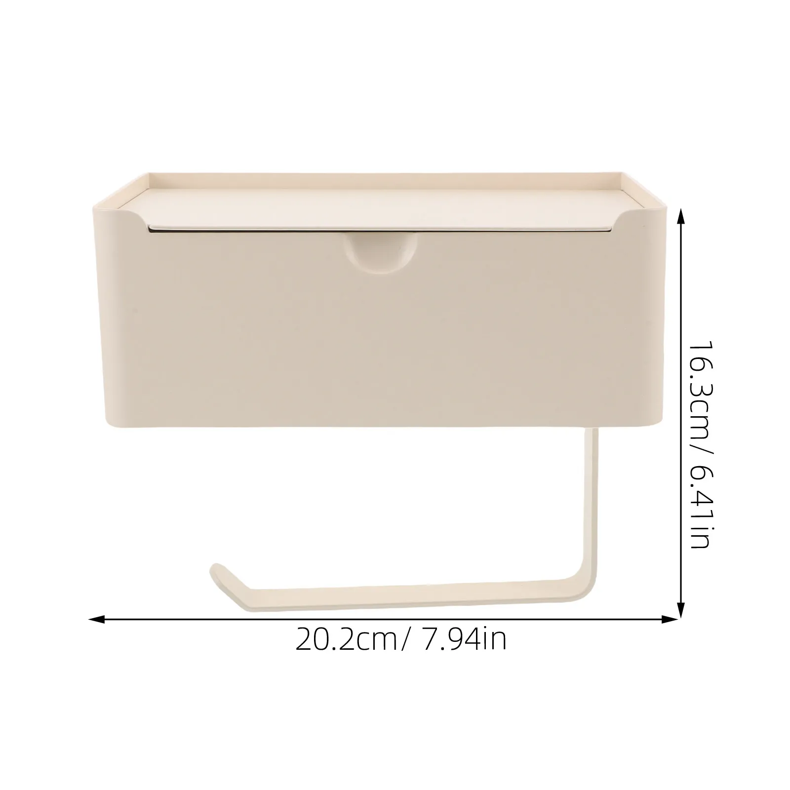 Space-Saving Waterproof Bathroom Wall-Mounted Foldable Garbage Bag Holder No-Drill Toilet Paper Holder Organizer