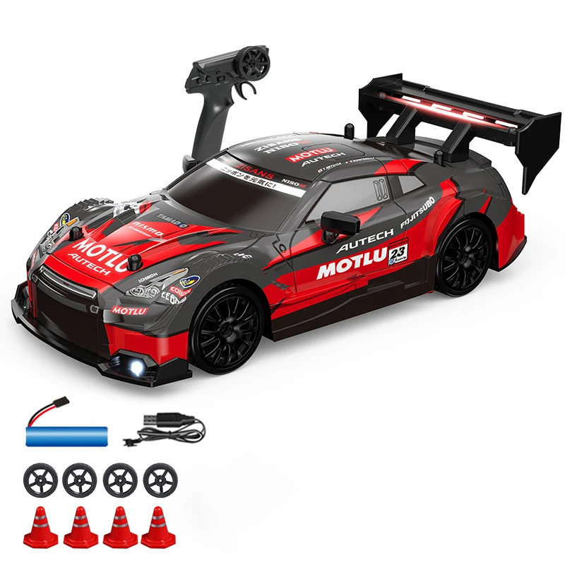 

Rc Drift Car 1/24 Cross-Border 2.4G Remote Control High-Speed Electric Vehicle Ae86 4Wd Led Racing Toys for Boys Kdis Gift