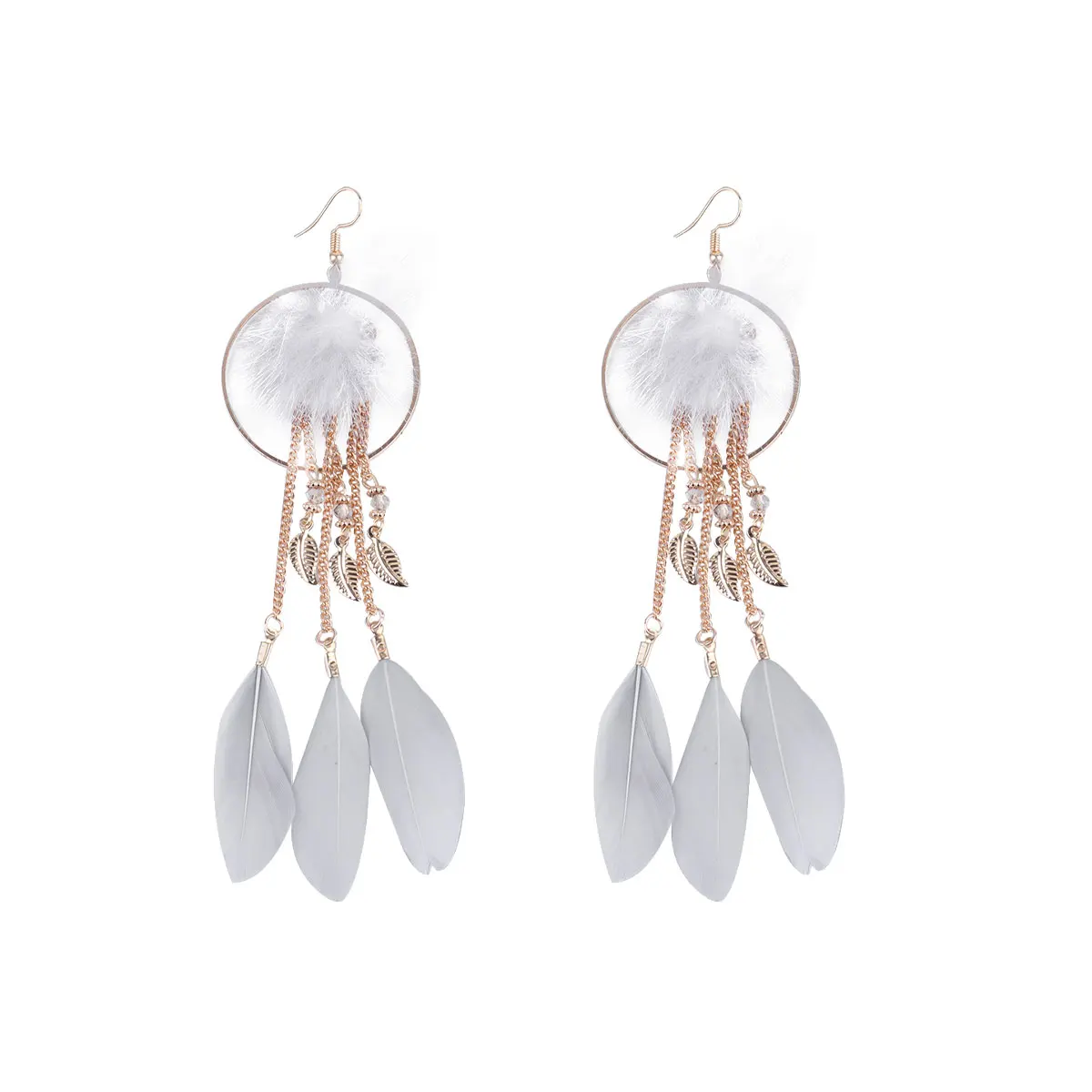 

Retro Tassel Earrings Women Decorative Beaded Lightweight Durable Gifts Mom Birthday Daily Wear