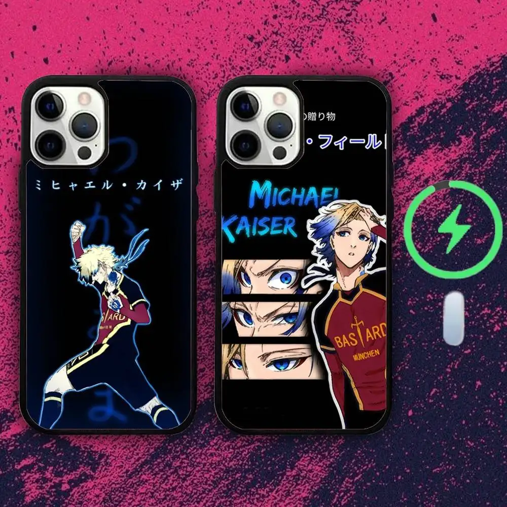 

Anime M-Michael K-Kaisers Phone Case For iPhone 16e,16,15,14,13,12,11,Plus,Pro,Max,Mini Magsafe Magnetic Wireless Charging