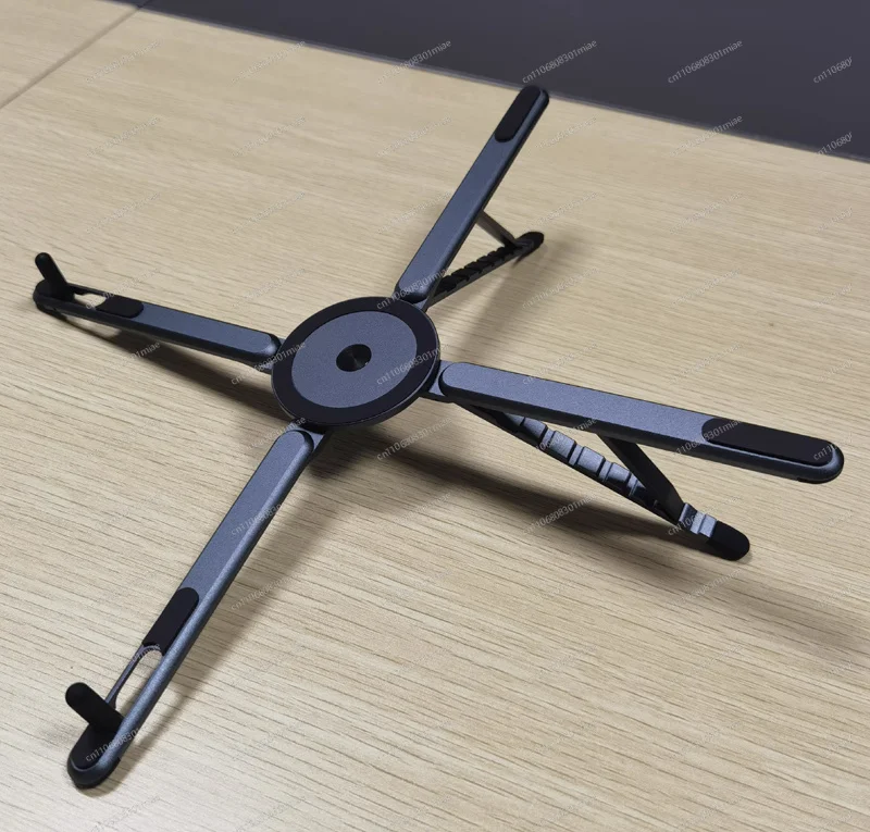 Aluminum Alloy Foldable Tripod Stand 8‑Level Adjustment Portable Travel Holder For Phone Tablet Laptop Notebook