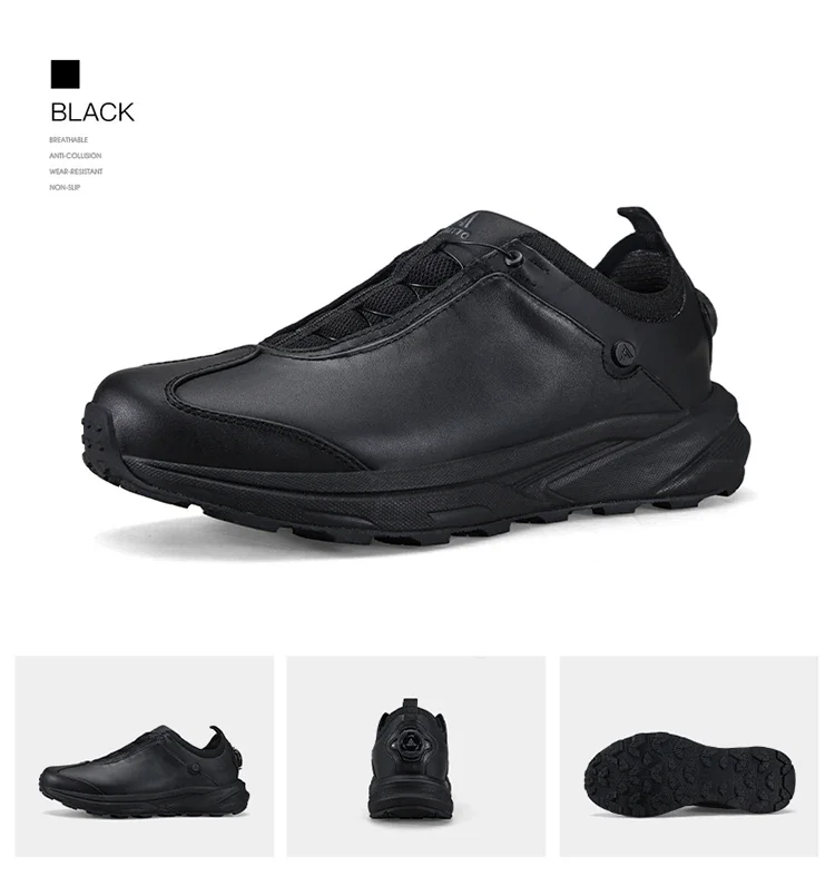 HUMTTO Rutschfeste Wanderschuhe für Herren, Wasserabweisend, Atmungsaktiv, Outdoor-Sneaker für Männer, 2026 Winter, Echtleder, Trekking-Schuhe für Herren – Detail 10
