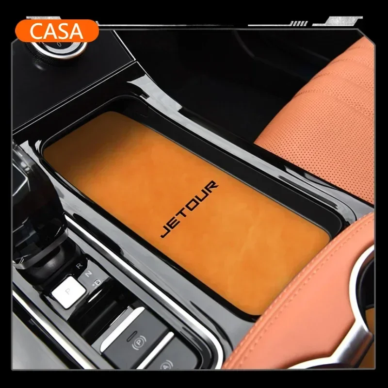 For Chery Jetour X70plus 2025 Car Door Slot Mat Car Decoration Accessories Center Console Mat Modified Scratch Protection Mat