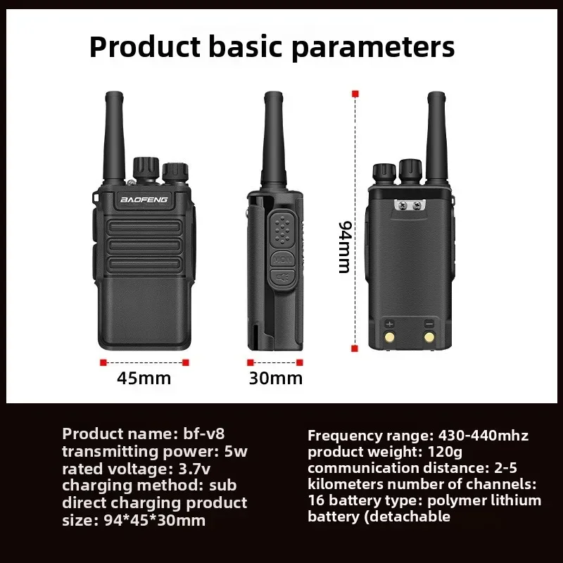 

Мощная рация BAOFENG BF-V8: полезное оборудование для гражданской радиосвязи