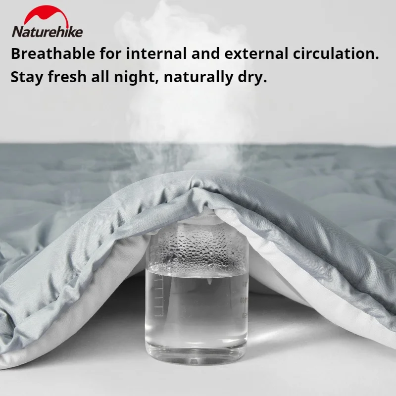 

Naturehike M Series Envelope Sleeping Bag Stable Lightweight Temperature Locked 210T Chunya Textile Fiber Interwoven Warmth Inne