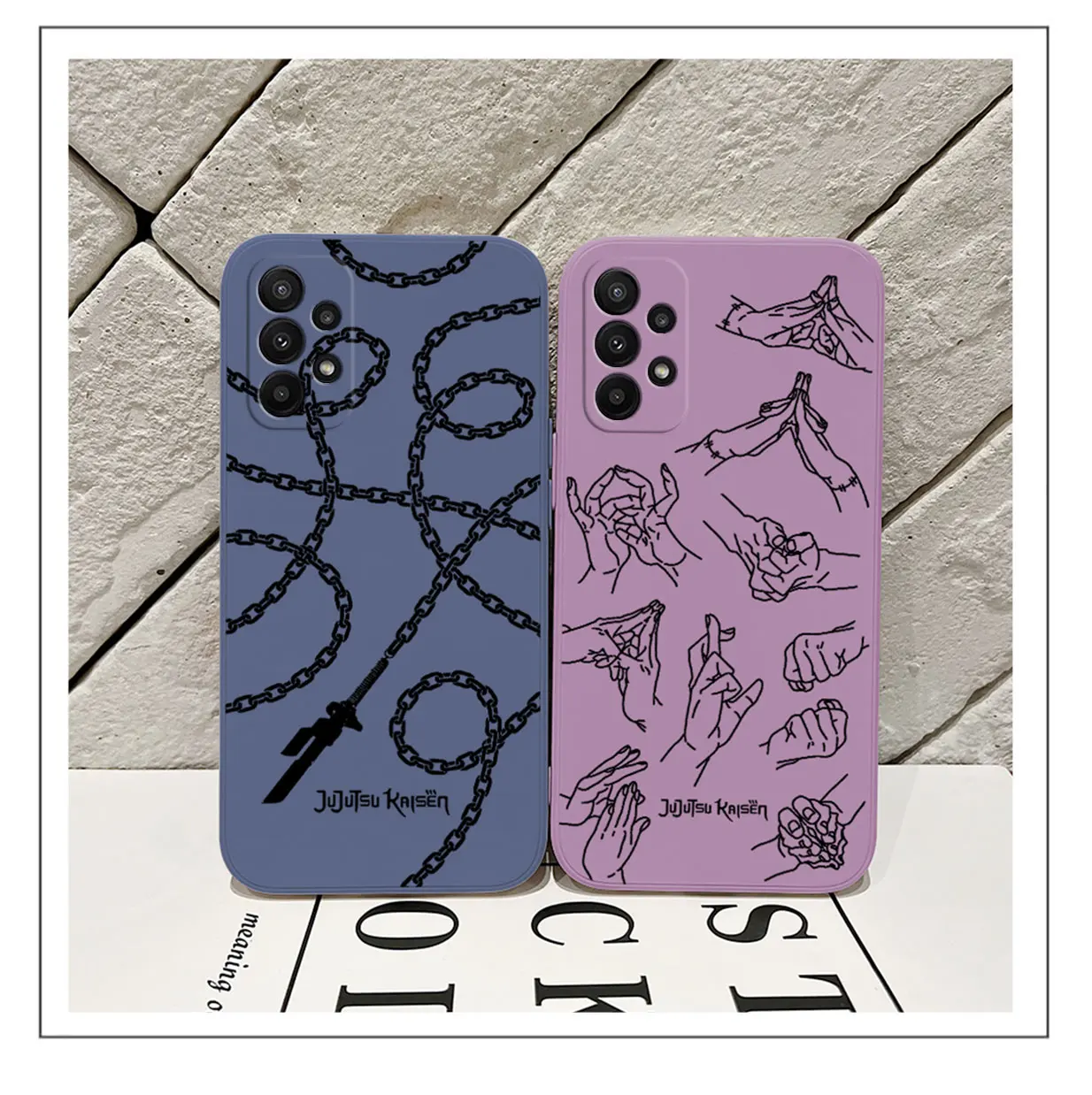 Anime Jujutsu Kaisen Case For Samsung A54 A34 A73 A53 A33 A23 A14 A13 A03 A04 A72 A52 A32 A22 A12 A71 A51 4G 5G With Hand Strap