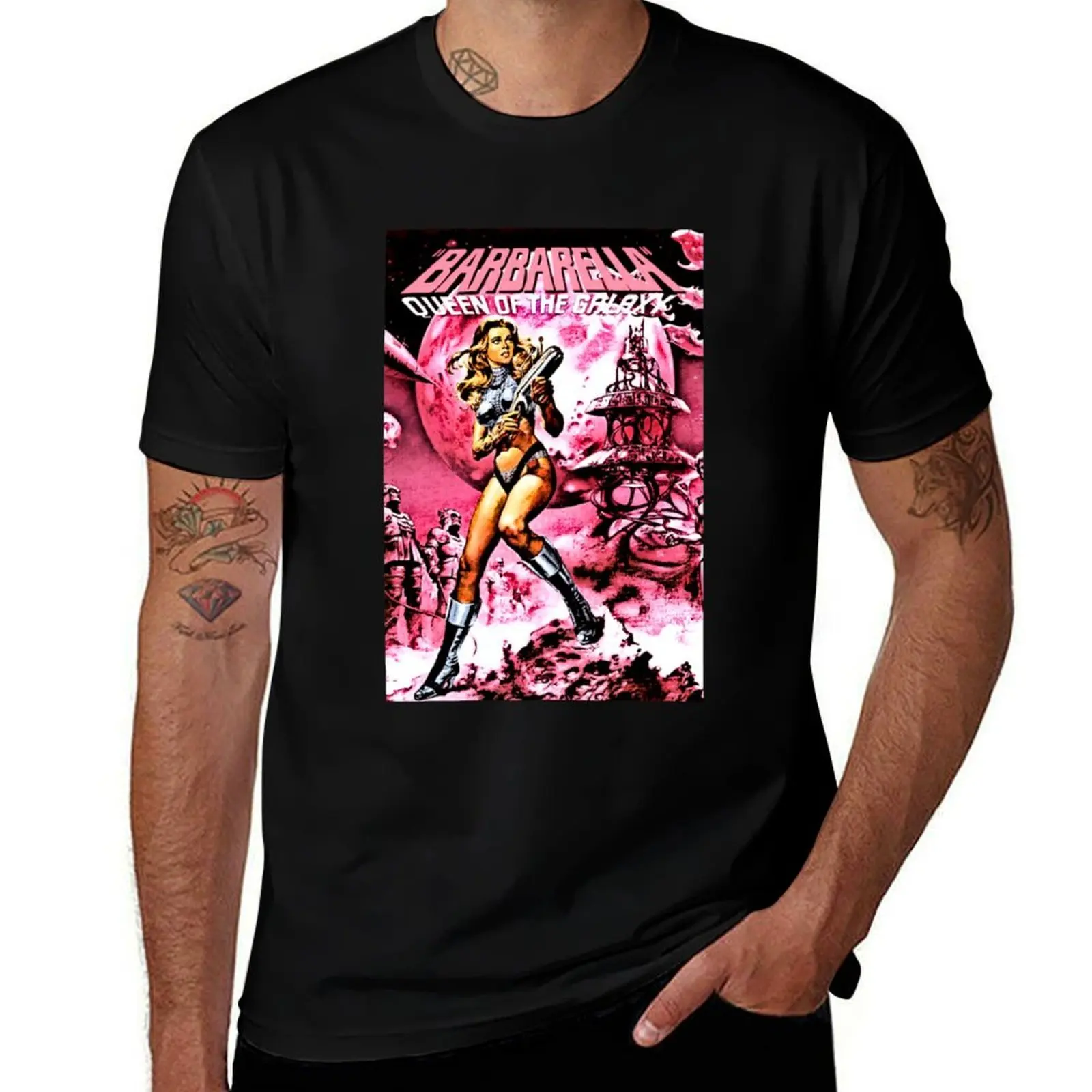 

BARBARELLA QUEEN OF THE GALAXY RETRO SCI-FI T-Shirt Quick Dry Fishing T-Shirt