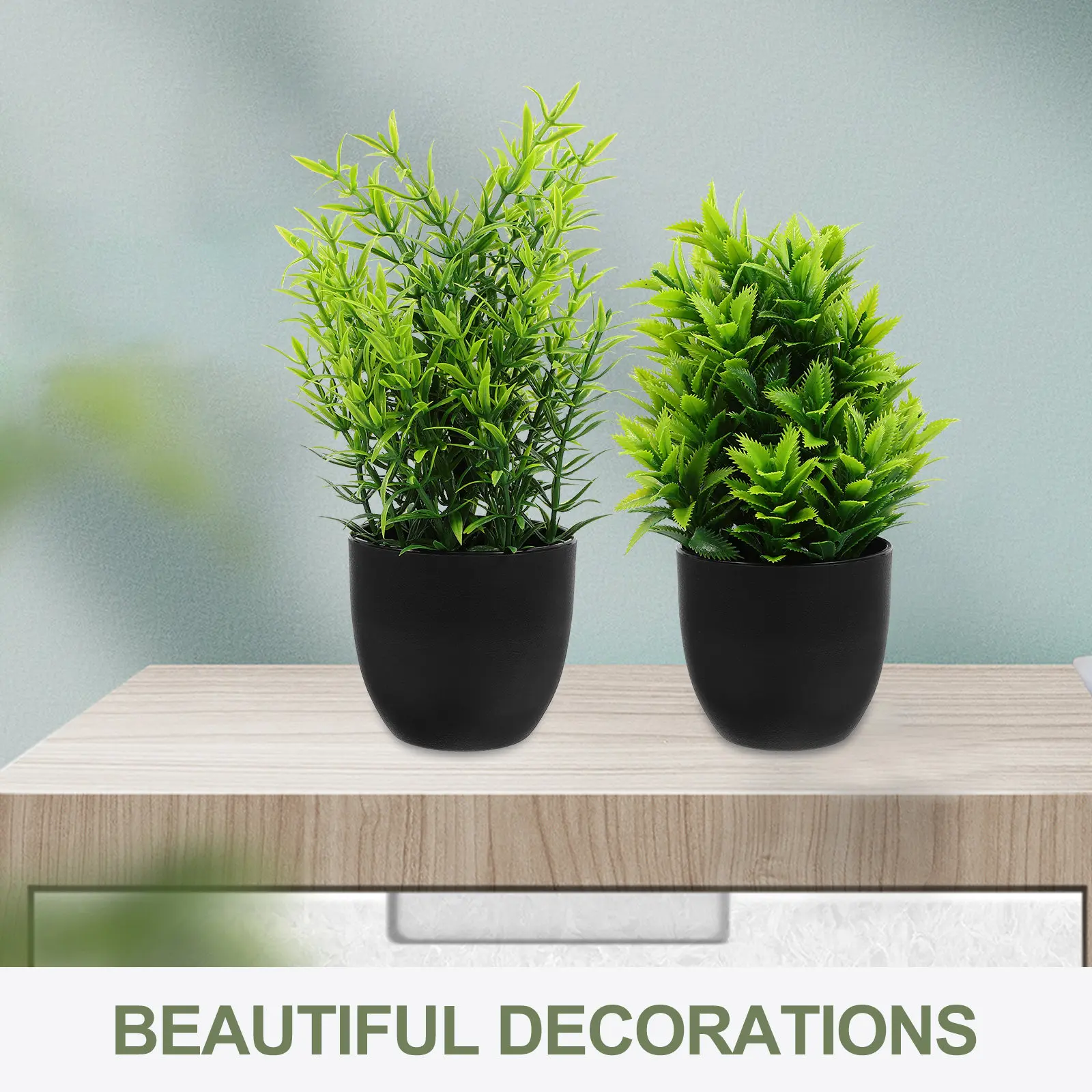 4 stuks levensechte kunstplant - Plant Pot Small Desk recensie en prijs