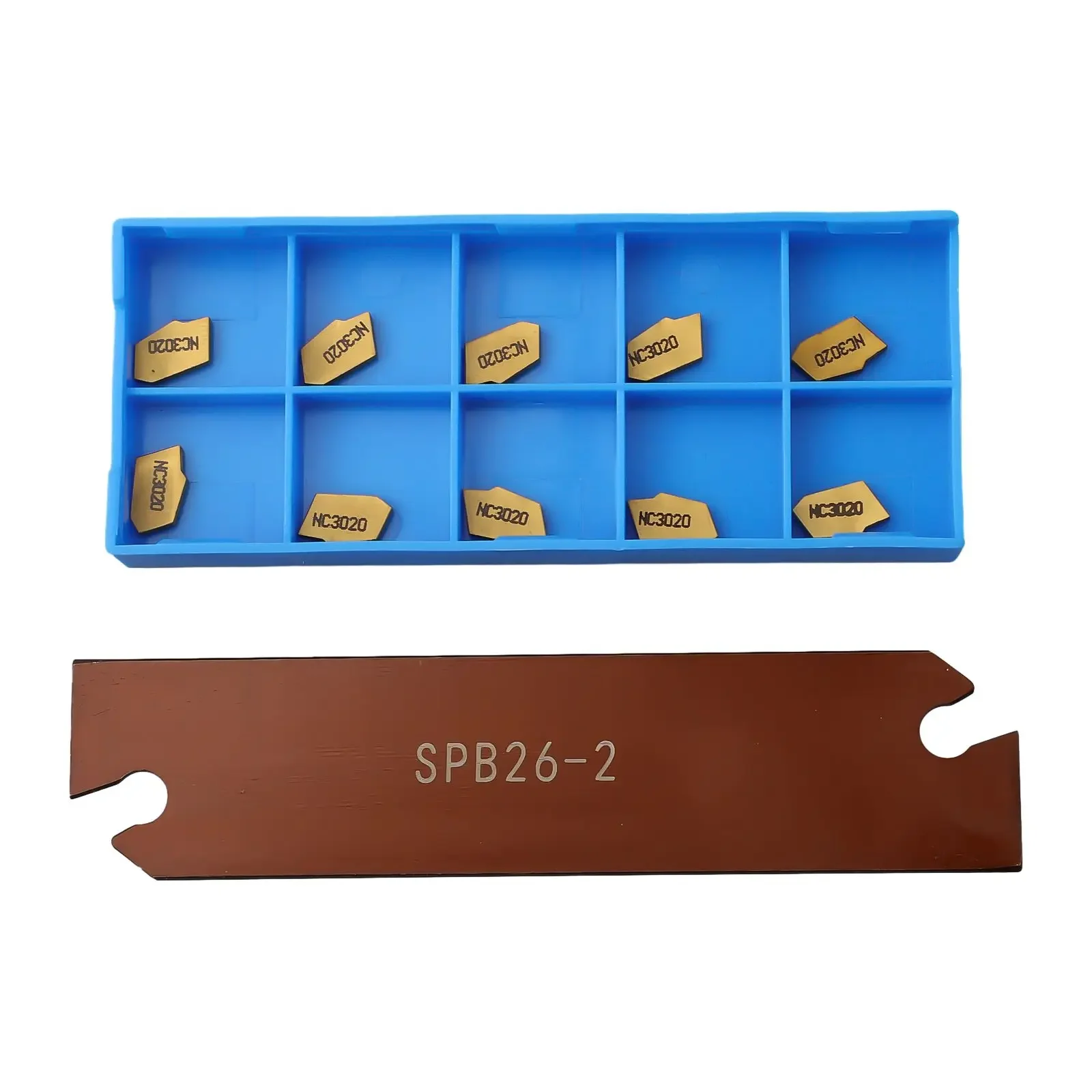 SP200 GTN2 Grooving Carbide Inserts SPB262 Blade Slotting Tool High Wear Resistance Suitable For Steel Semi Finishing