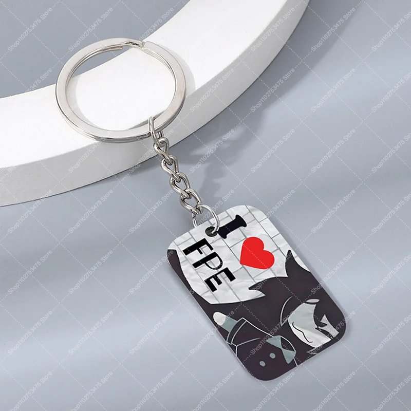Fundamental Paper Education Alloy Keychain Accessories Miss Circle Anime Cute Keyring Backpack Bag Fashion Ornament Gifts 2026