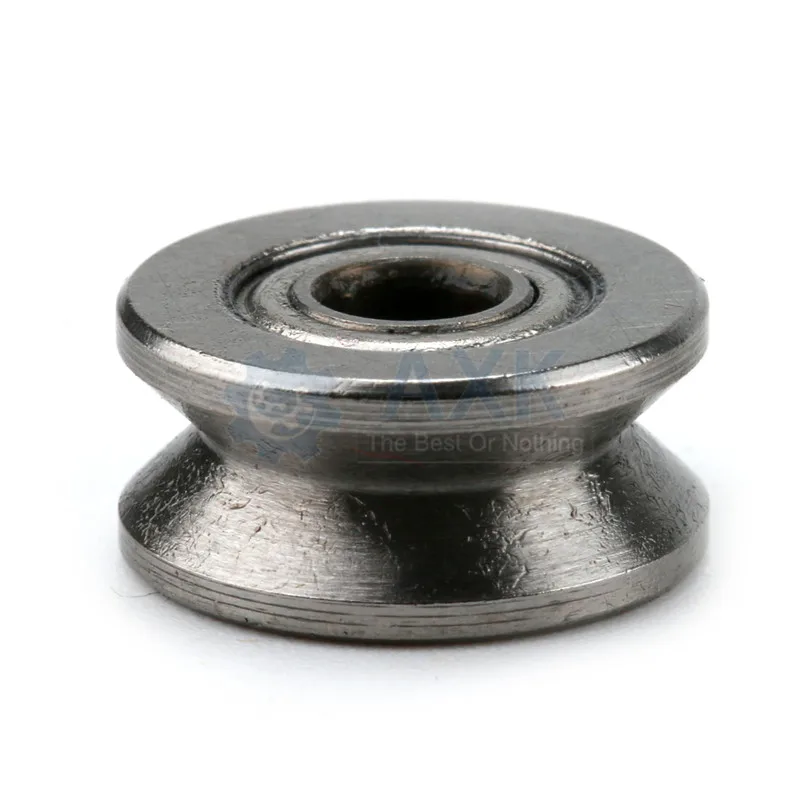 10 Pcs 20 Pcs 50 Pcs V Groove Sealed Ball Bearing Carbon Steel 624VV Guide Track Roller Bearing V624 Embroidery Machine Bearing