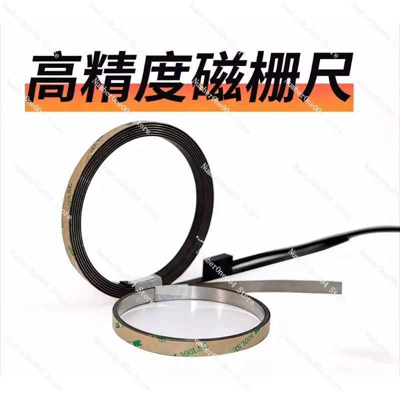 

Magnetic Grid Ruler MagneticStrip Reading Head Sensor Encoder Induction Magnetic RingMagnetic Tape Ruler Round