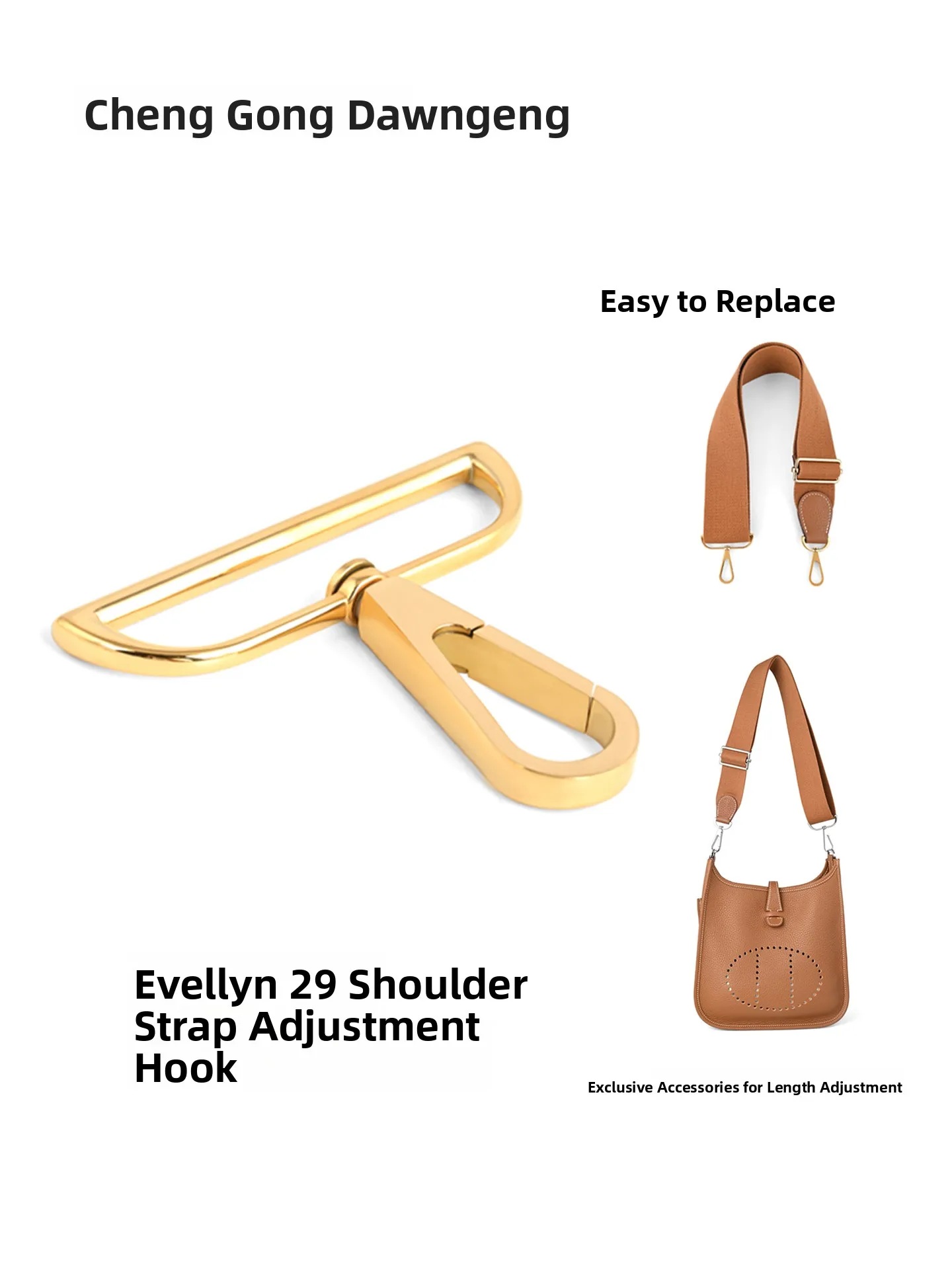 chengeng-modified-evelyn29-shoulder-strap-adjustment-hook-buckle-elephant-grey-silver-buckle-shorten-bag-strap-buckle