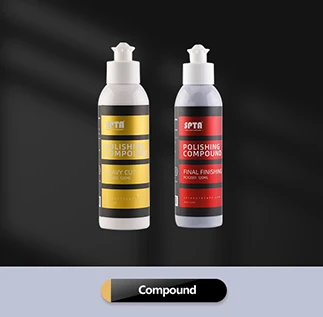 SPTA 5 Inch 780W Dual Action Car Polisher Auto Orbit 15mm Polishing Machine with Sponge Pads Accessories for Vehicle Buffing