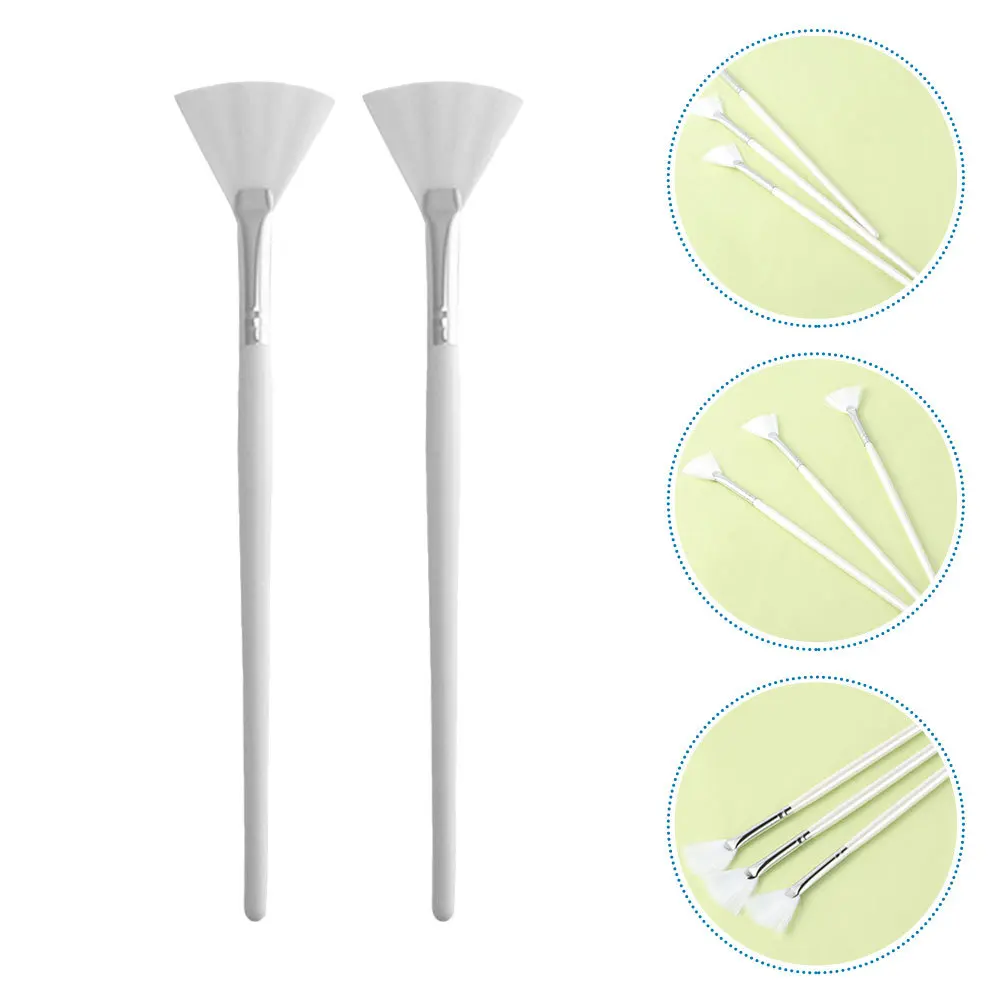 10 Piezas de Brochas para Mascarillas Faciales, Herramienta de Maquillaje, Cabezal de Brocha Suave para Mascarillas de Arcilla y Barro, Aplicación Uniforme, Herramienta de Salón, Herramientas de Maquillaje