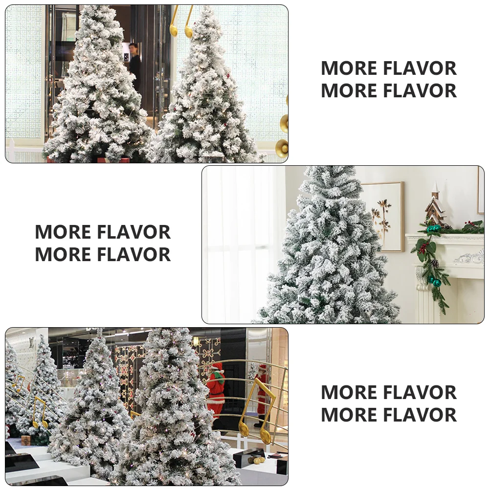 Artificial Christmas Tree Ornaments Large White Xmas Trees with Snowy Branches Decor Decorate Winter