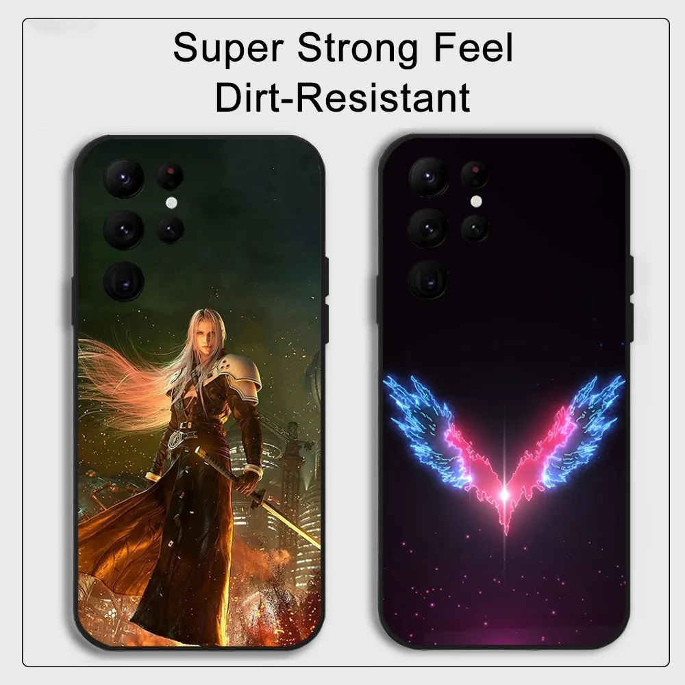 Game Final Fantasy VII Remake Phone Case Samsung S series s20 s21 s22 s23 s24 FE Plus Ultra TPU Soft to Skin-friendly case