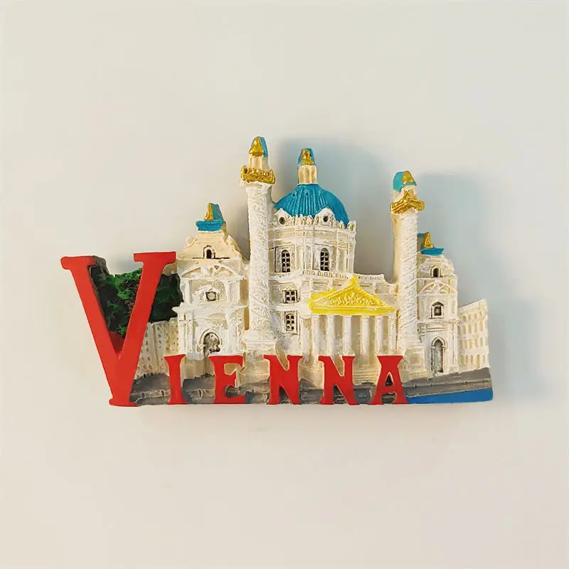 Vienna Austria Fridge Magnet Refrigerator Sticker Home Decor Resin Souvenir Gift