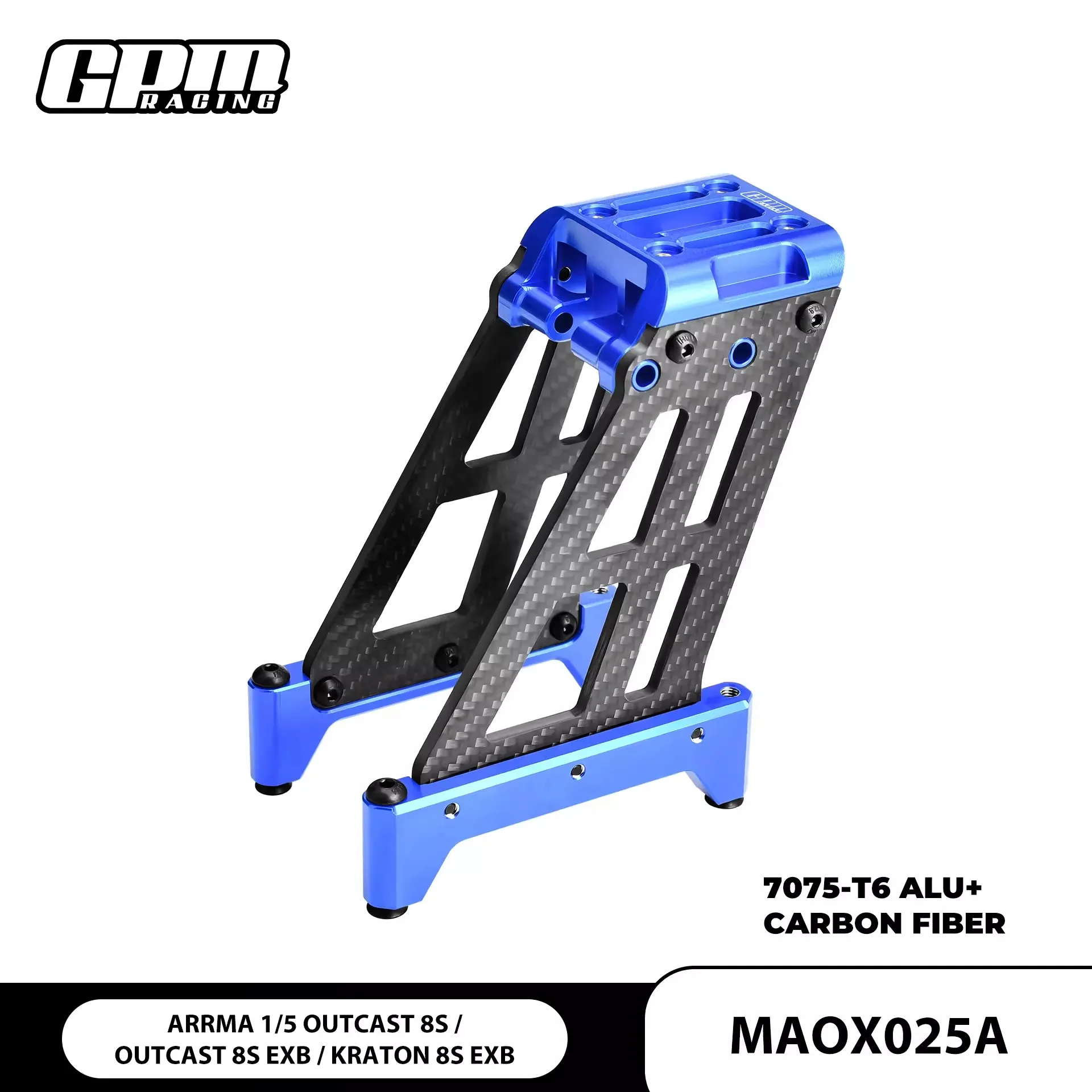GPM 1/5 Calorie Per Ton EXB Big Loitering EXB Big Bike Aluminum 7075 + Carbon Fiber Base Plate Support Frame