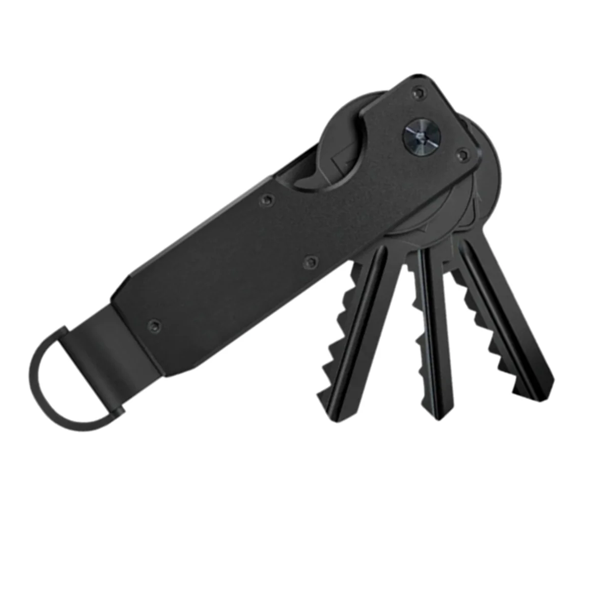 A002 Key Organizer Compact Holder Metal Key Chain Minimalist Key Case Holder for Hold Keys