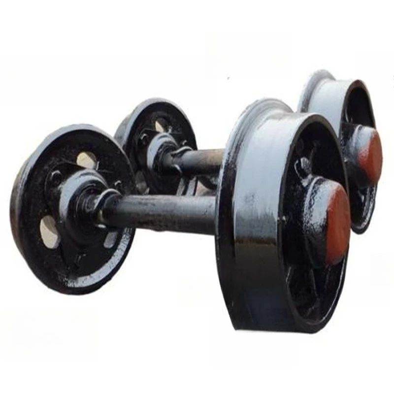 

Large bearing capacity mining cart wheelset, long service life cart wheelset, cart accessories 350 gauge mining