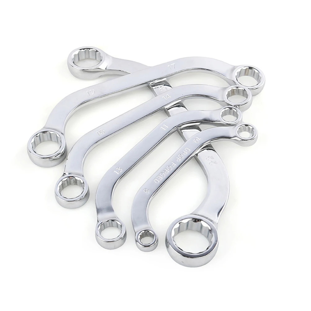 

5Pcs Lifetime Durability Box Wrench Set Steel Multi Functional Wrench Tested Industry Standards Box Spanner Socket Spanner