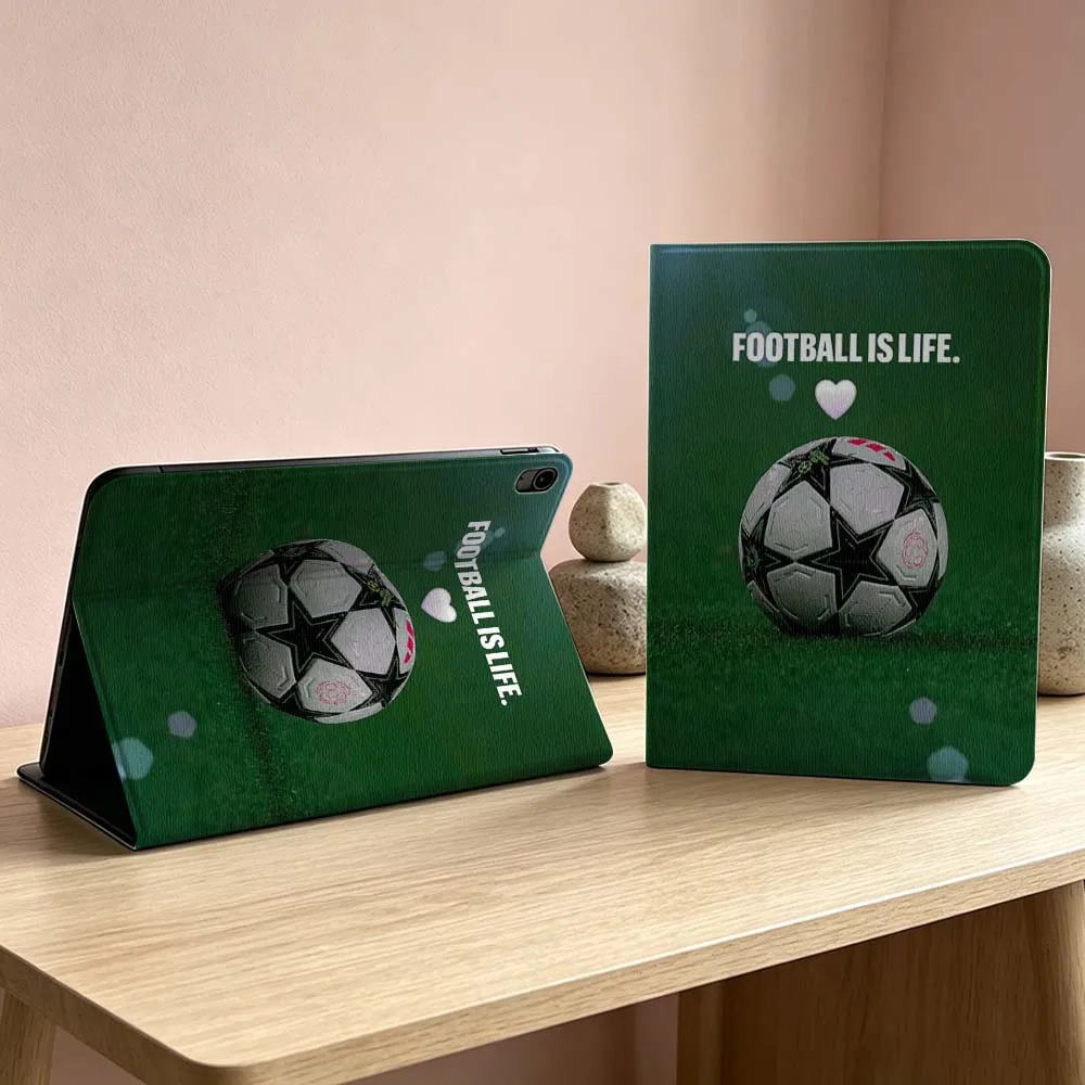

Design football pattern For iPad Pro Air mini 7 6 5 4 3 2 1 9gen 8gen M5 M4 11th 10th A17 Pro A16 Inch Tablet Case Soft