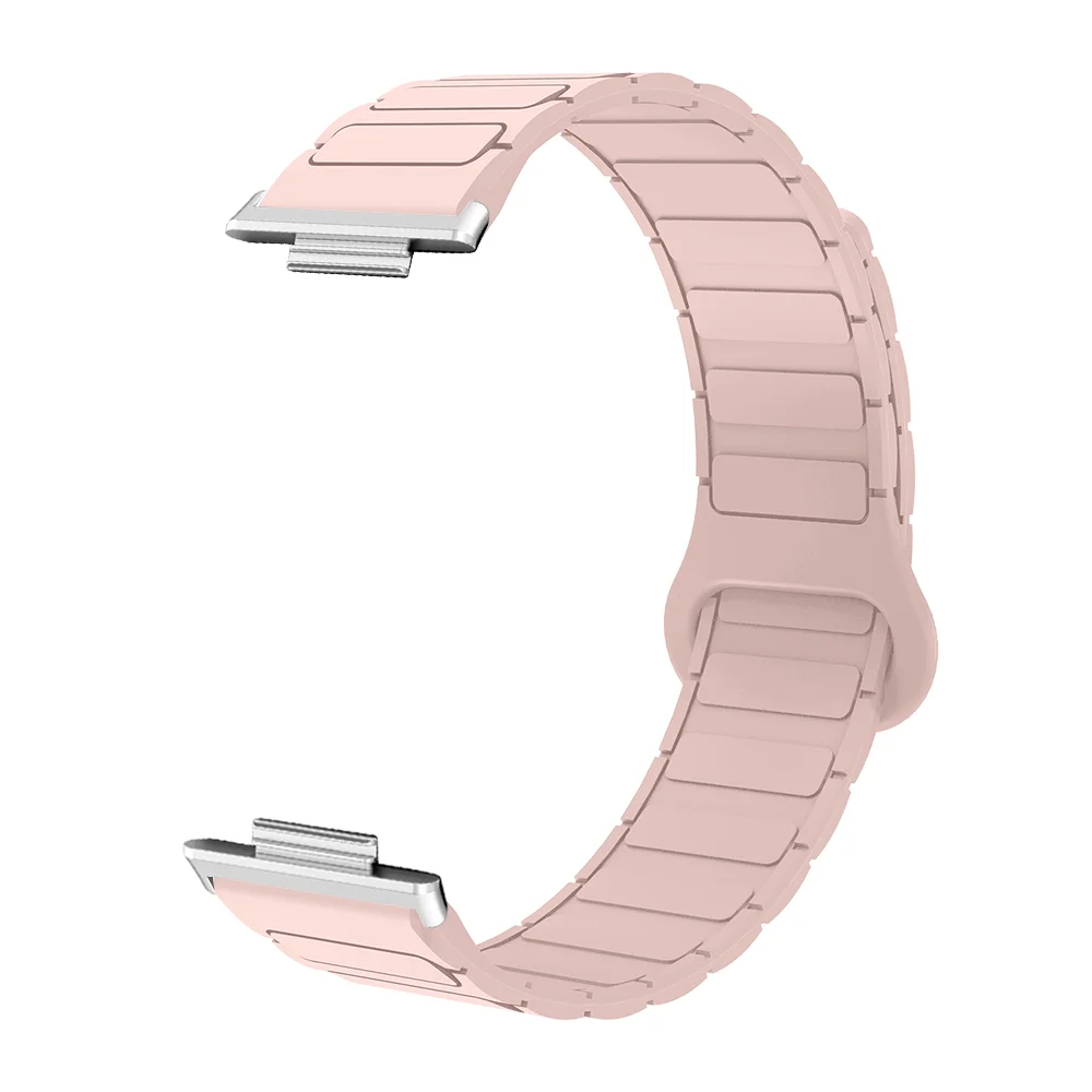 

20mm Magnetic Wristband For Huawei Watch Fit2 Armor Style Quick Release Skin-friendly Silicone Sport Smart Watch Strap Unisex