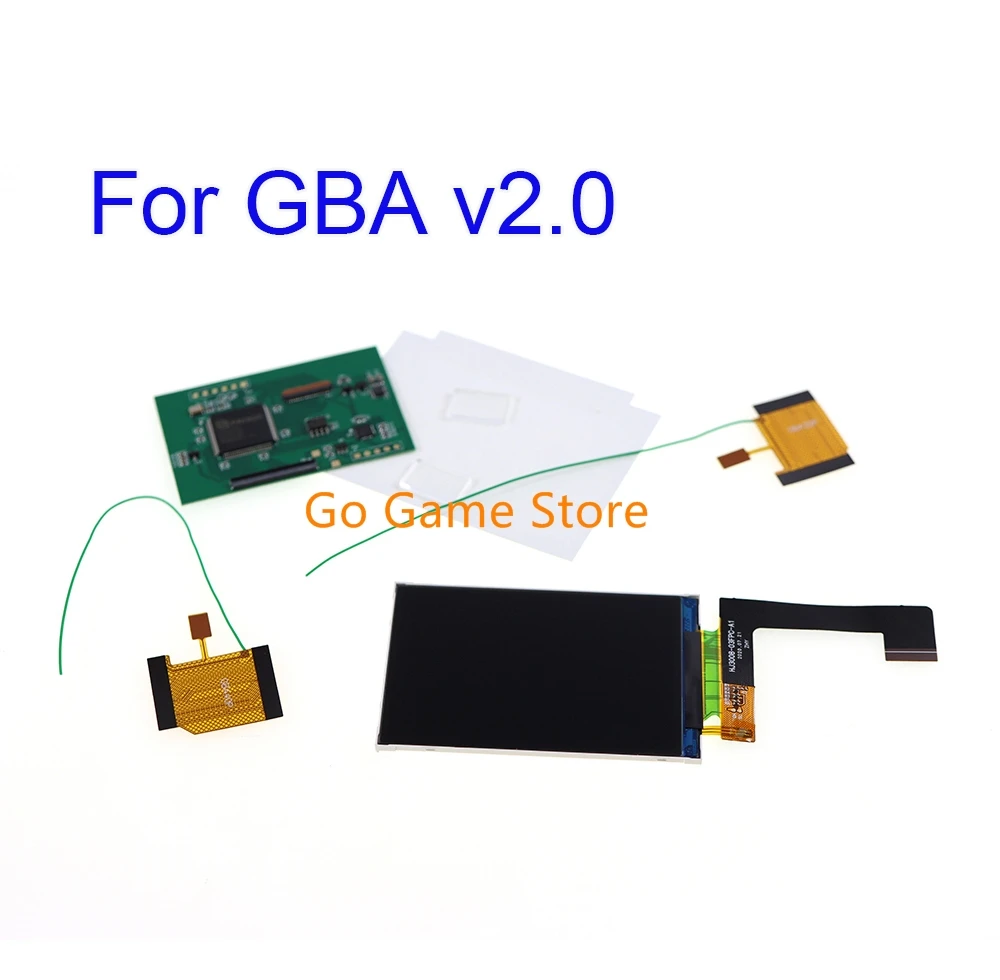 

1set FOR GBA IPS GBA LCD Screen 10 Levels High Brightness for Nintend Gameboy Advance Console V2 version