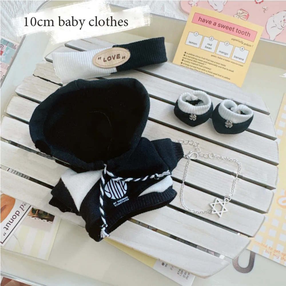 

17cm Labubu Mini Cute Doll Fashion Trend Set with Interchangeable Cool Clothing Accessories and Gifts
