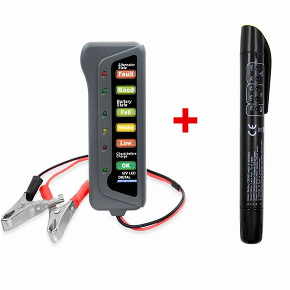 Brake Fluid Tester Universal 5 LED Accurate Oil Quality Check Pen Automotive Brake Fluid Testing Car Repair Tool