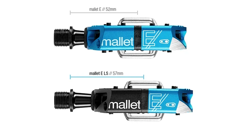 CRANKBROTHERS MALLET ENDURO LS PEDALS  6061-T6 Aluminum  94mm x 75mm Concave platform for secure foothold