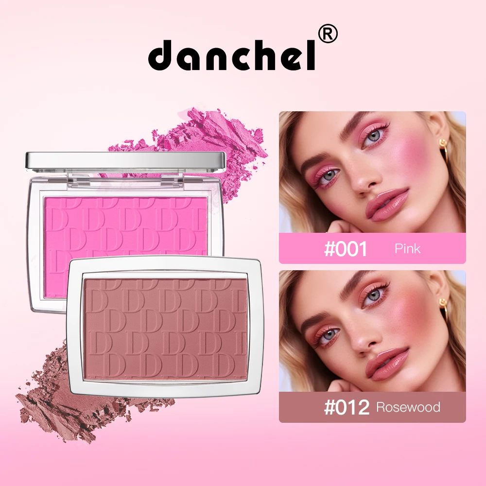 Single Color Blush Silky Texture High Color Rendering No Powder Feeling Low Saturation Long-lasting Natural Matte Blush Cream